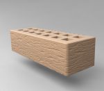 Кирпич керамический лицевой пустотелый с фаской размер 0,7 НФ